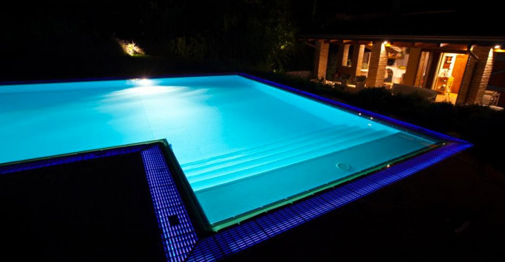 Swimming Pool Led Rope Strip Lights, Led Strip Lights In Swimming Pool